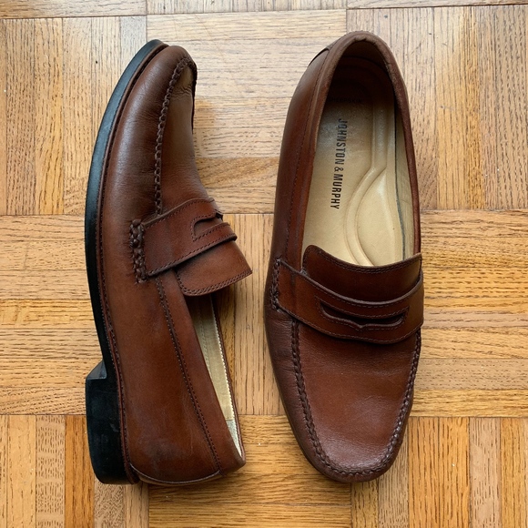 Johnston & Murphy Other - Johnston & Murphy Brown Penny Loafer Shoe, 9.5